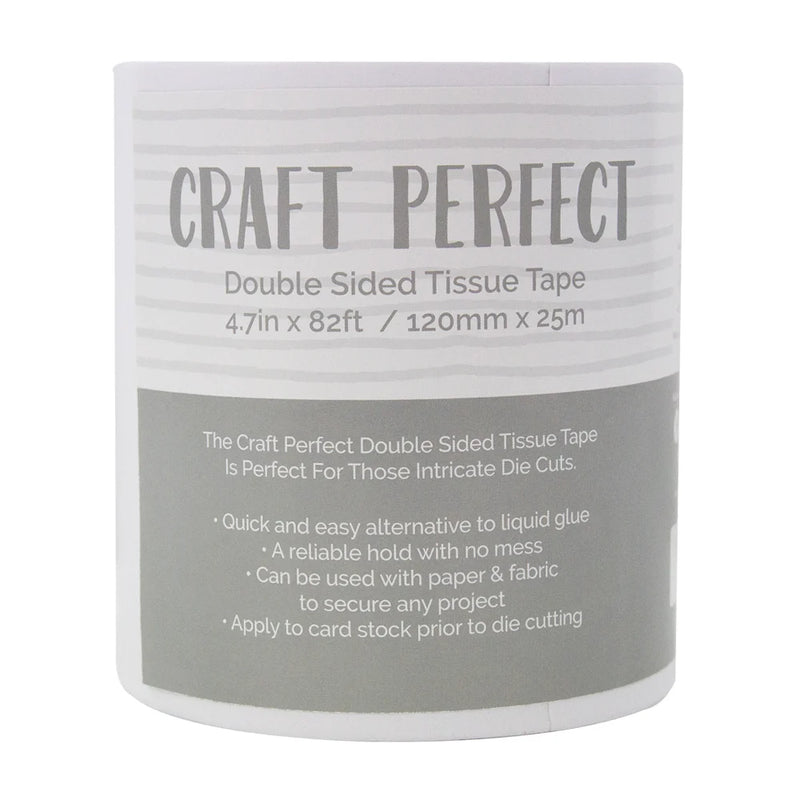 Tonic Studios Craft Perfect Double Sided Tissue Tape 120mm x 25m
