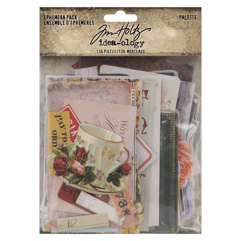 Tim Holtz Idea-Ology Palette Ephemera Pack