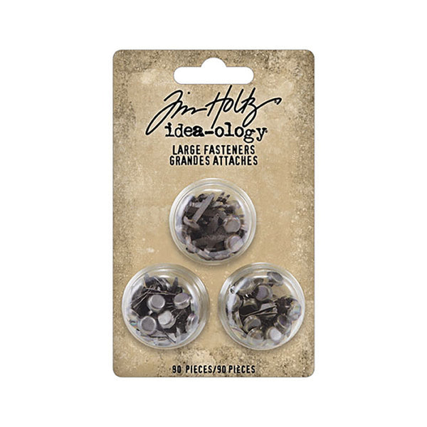 Tim Holtz Idea-Ology Large Fasteners 90 Pieces