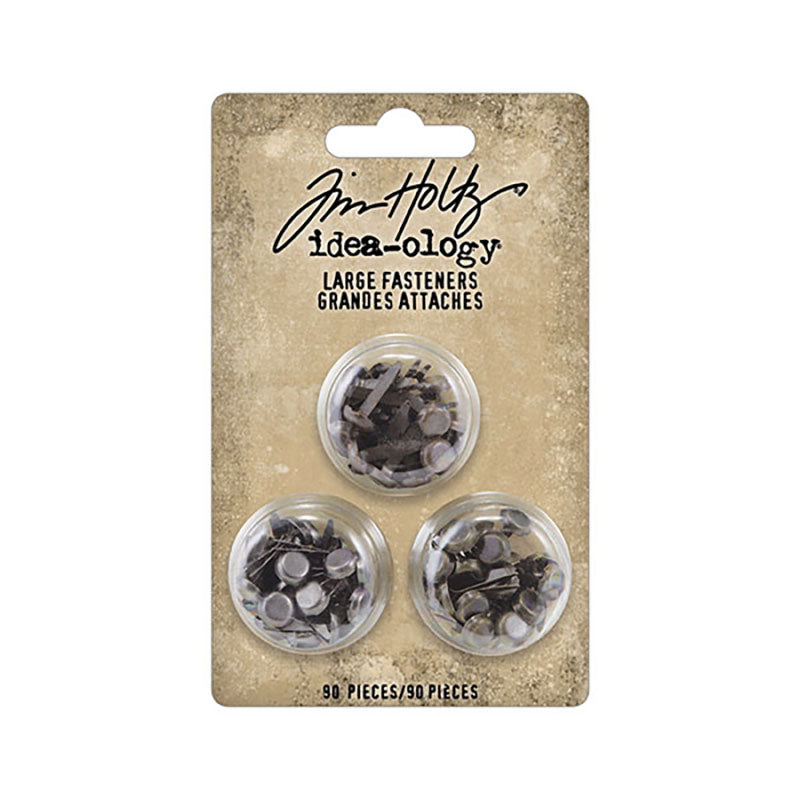 Tim Holtz Idea-Ology Large Fasteners 90 Pieces