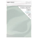 Craft Perfect Pearlescent Cardstock 8.5"X11" Pack of 5 Blue Frost