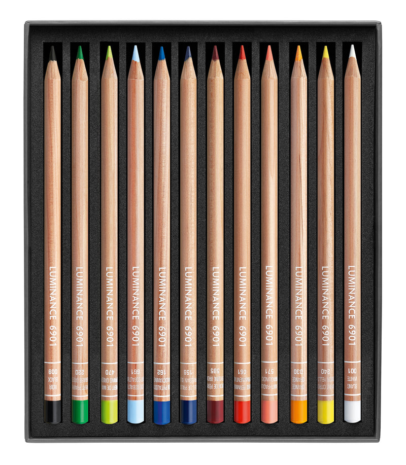 Caran D'ache Luminance 6901 Colouring Pencil Set of 12