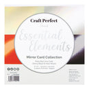 Craft Perfect Mirror Cardstock 6"X6" Essential Elements Pack of 24