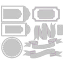 Sizzix By Kath Breen Thinlits Vintage Tags & Banners 12 Pieces