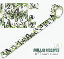 AALL And Create Layer-It-Up 25mm x 10m Leafy Alphas Washi Tape