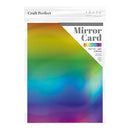Craft Perfect Ombre Iridescent Mirror Cardstock 8.5"X11" Pack of 5 Rainbow Hue