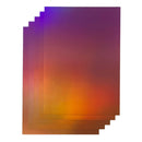 Craft Perfect Ombre Iridescent Mirror Cardstock 8.5"X11" Pack of 5 Indian Summer