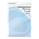 Craft Perfect Iridescent Mirror Cardstock 8.5"X11" Pack of 5 Bejeweled Blue Gloss