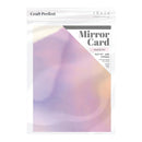 Craft Perfect Iridescent Mirror Cardstock 8.5"X11" Pack of 5 Prismatic Pink Gloss