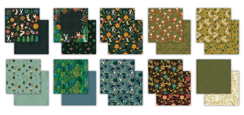 Craft Consortium Double-Sided 12"x12" Through The Trees Paper Pad