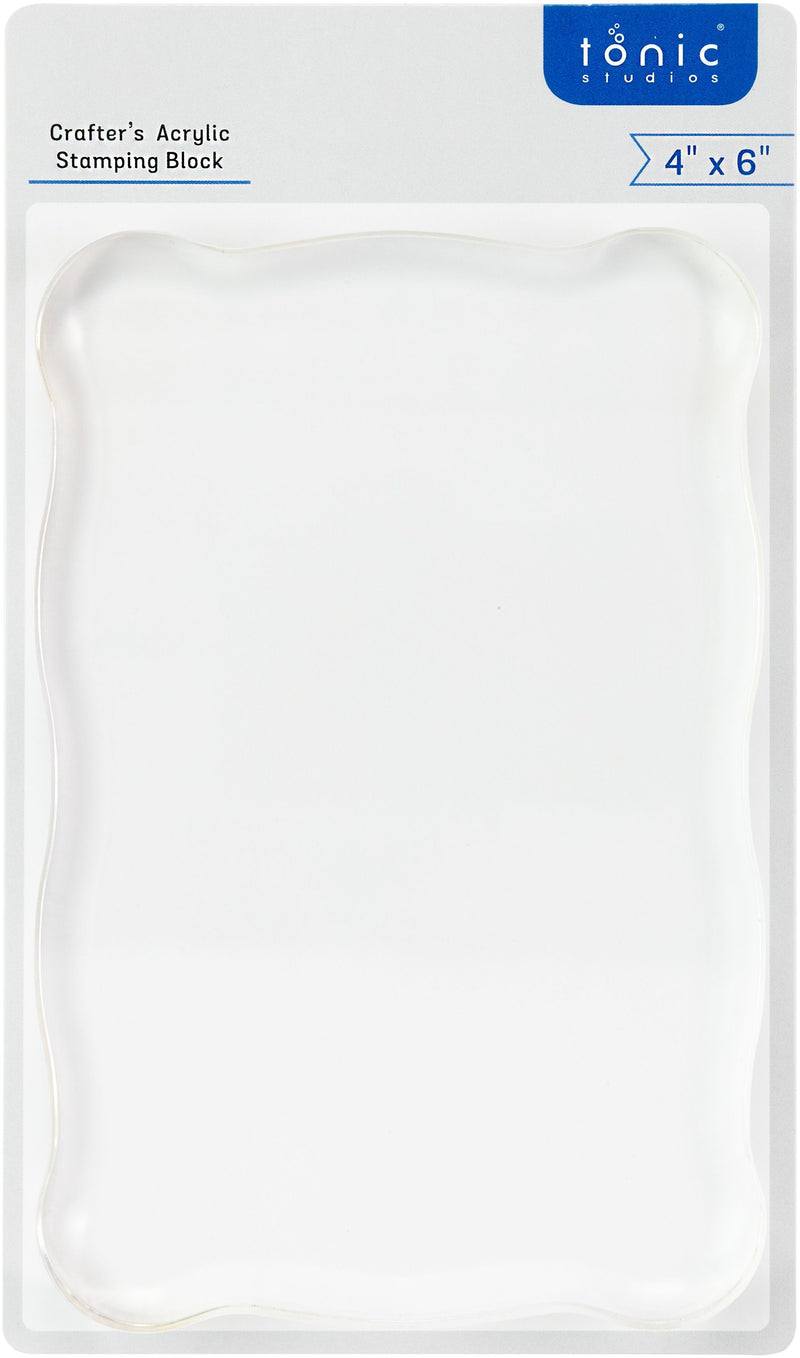 Tonic Studios 4"X6" Acrylic Stamping Block