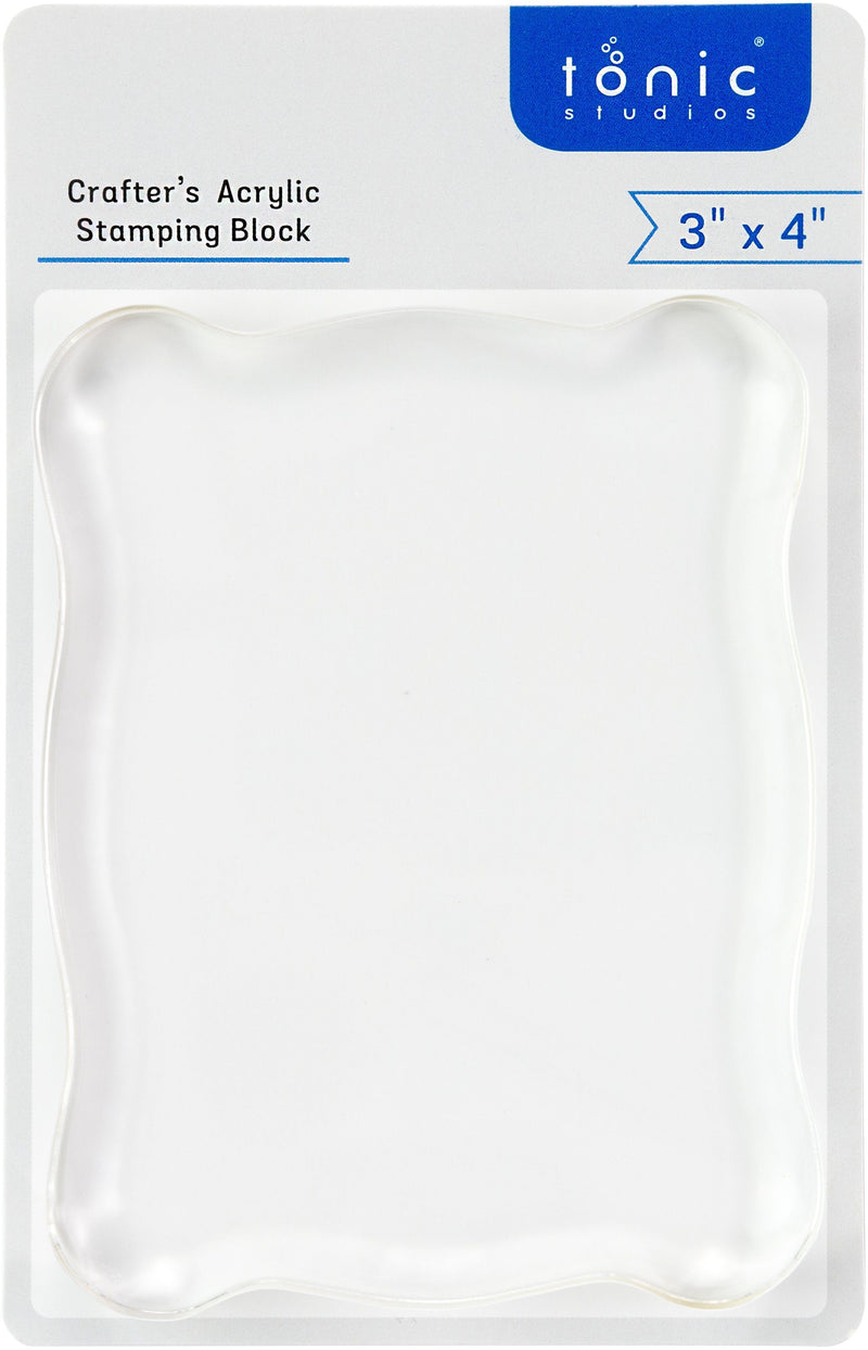 Tonic Studios 3"X4" Acrylic Stamping Block
