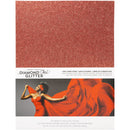 Harmony 8.5X11" 230gsm Scarlet Diamond Chic Glitter Cardstock Pack of 20 Sheets