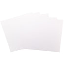 Harmony Hues 12"x12" 176gsm Brilliant White Smooth Cardstock Pack of 50 Sheets