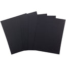 Harmony Hues 8.5"X11" 300gsm Midnight Black Cardstock Pack of 50 Sheets