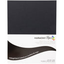 Harmony Hues 8.5"X11" 300gsm Midnight Black Cardstock Pack of 50 Sheets