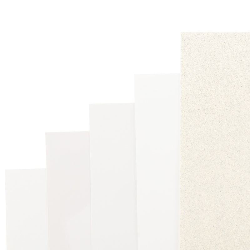 Harmony 8.5"X11" 230gsm Precious Metals Ivory Cardstock Pack of 20 Sheets