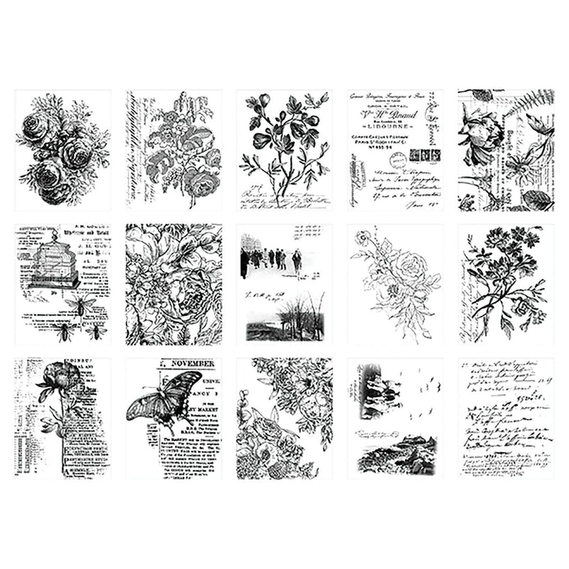 Tim Holtz Idea-Ology Collage Paper Serendipity 30 Pieces