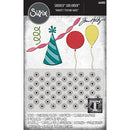 Sizzix by Tim Holtz Celebrate Embossing Folder & Dies 9 Pieces