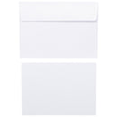 Harmony Inkjet Printable A7 200gsm Crystal White Glitter Cards & Envelopes Pack of 10