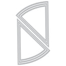 Sizzix By 49 And Market A5 Clear Stamps with Framelits Dies Build-A-Burst Painterly 11 Pieces