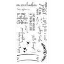 Sizzix by Catherine Pooler Sending Sunshine Sentiments Clear Stamps