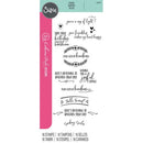 Sizzix by Catherine Pooler Sending Sunshine Sentiments Clear Stamps