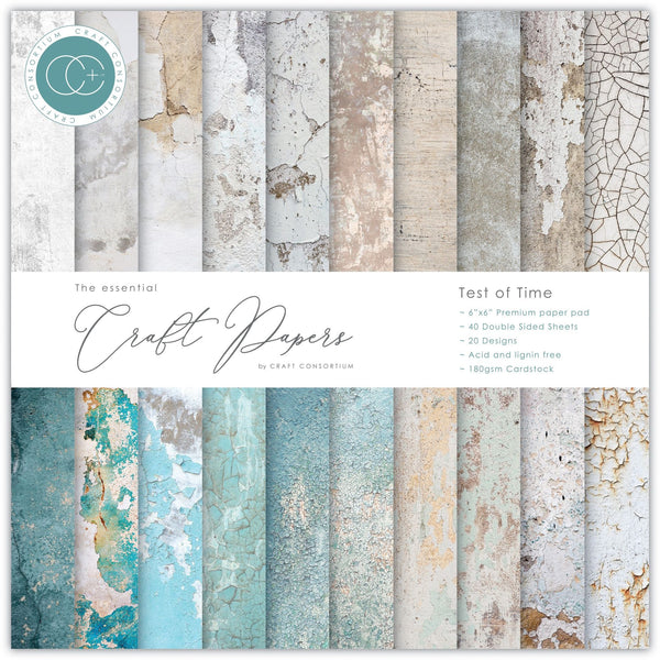 Craft Consortium Double-Sided 6"X6" Test Of Time Paper Pad 