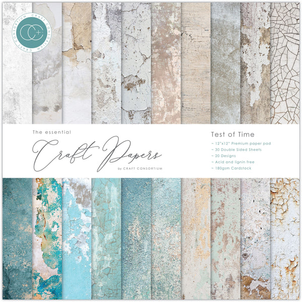 Craft Consortium Double-Sided 12"X12" Test Of Time Paper Pad 