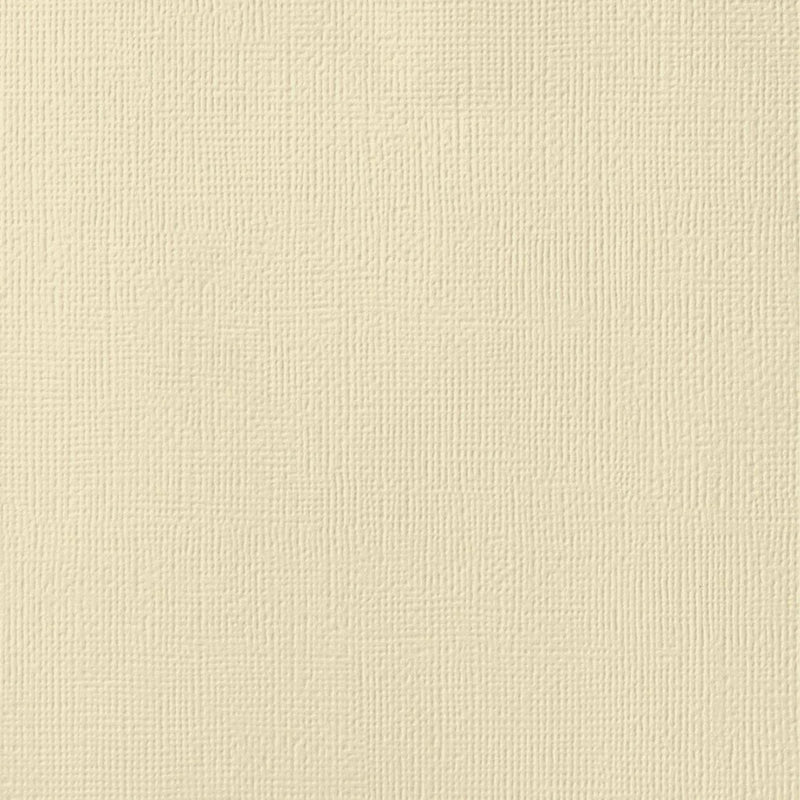 American Crafts 12" x 12" Textured 60 Sheets Vanilla Cardstock Variety Pack