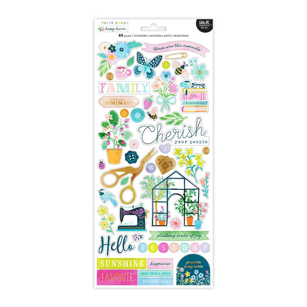 Paige Evans 6" x 12" Happy Haven Stickers