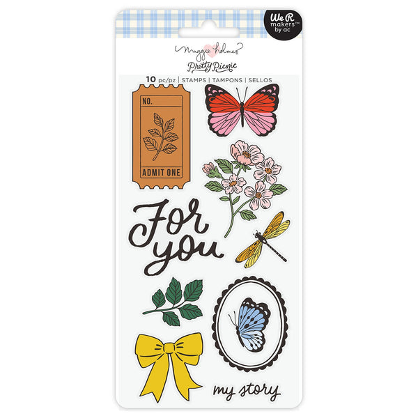Maggie Holmes Pretty Picnic Clear Photopolymer Stamps