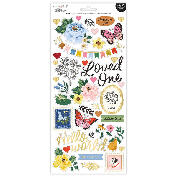Maggie Holmes Pretty Picnic 6" x 12" Sticker Set