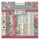 Stamperia Backgrounds 12"X12" Double-Sided Maxi Selection Paper Pad 