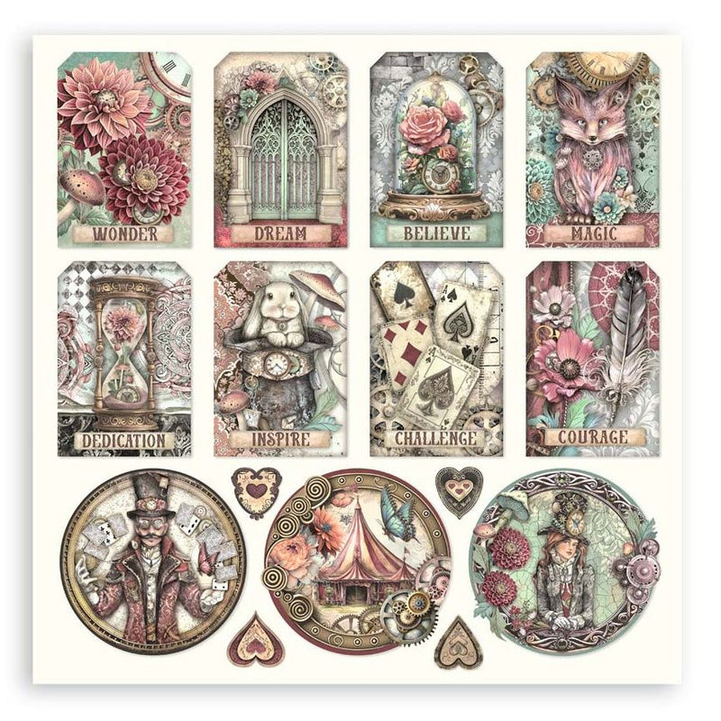 Stamperia Master Of Magic 8"X8" Single-Sided Paper Pad