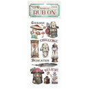 Stamperia Rub-On 4"X8.5" Rabbit Stencil