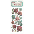 Stamperia Rub-On 4"X8.5" Peony Stencil