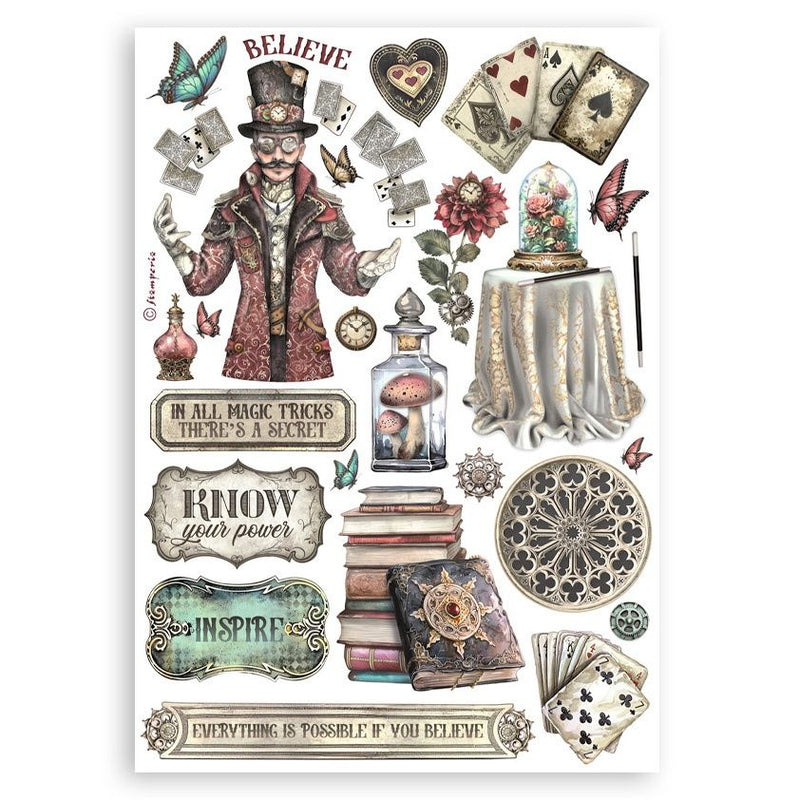 Stamperia Master Of Magic A5 Washi Pad