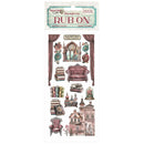 Stamperia Rub-On 4"X8.5" House Furnishings Stencil