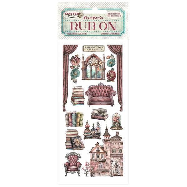 Stamperia Rub-On 4"X8.5" House Furnishings Stencil