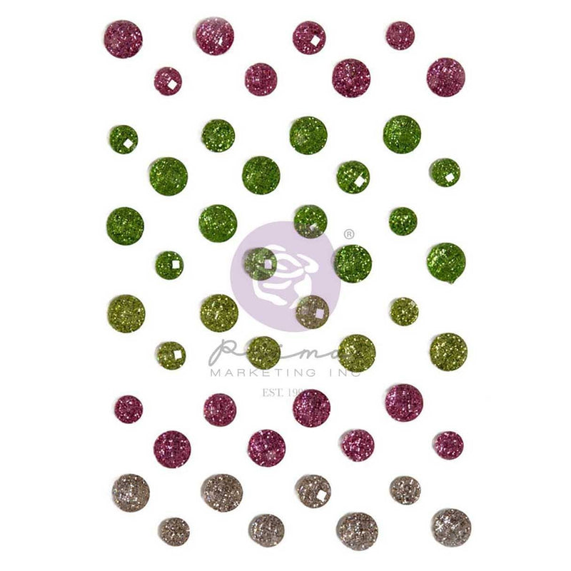 Prima Marketing Serene Petals Collection Say It In Crystals Gem Stickers 48 Pieces