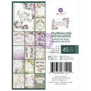 Prima Marketing Serene Petals 3"X4" Journaling Cards Pack of 45 Sheets