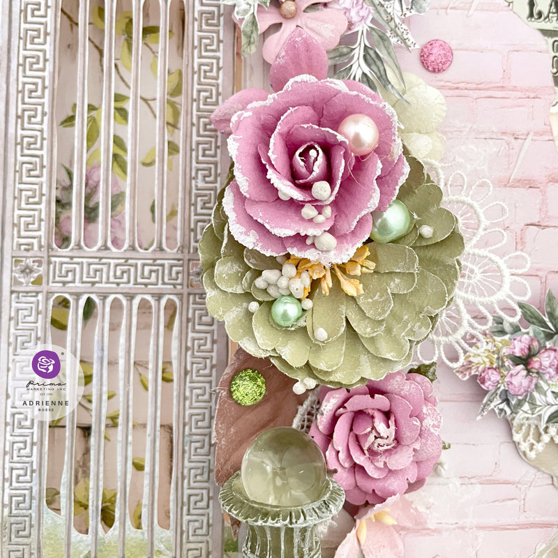 Prima Marketing Meadow Bouquet Serene Petals Paper Flowers 