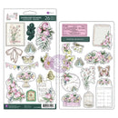 Prima Marketing Serene Petals Blooming Beauty Chipboard Stickers 26 Pieces