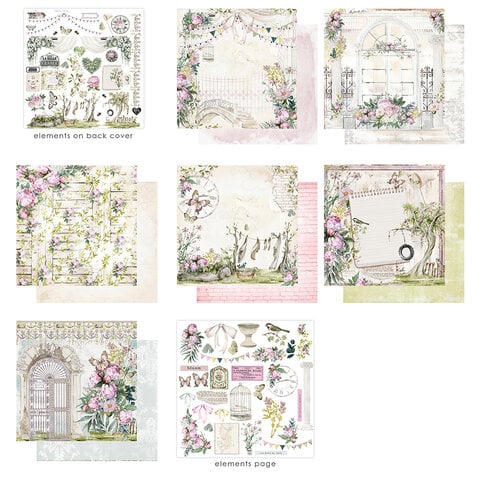 Prima Marketing Serene Petals 6"X6" Double-Sided Paper Pad
