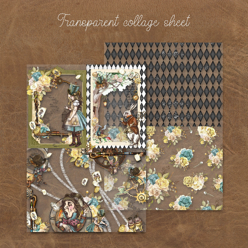 Asuka Studio Memory Place 12"X12" Wonderland Deluxe Edition Collection Paper Pack of 18