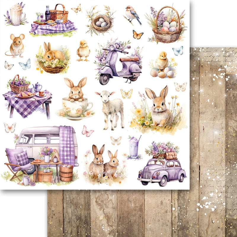Memory Place 12" x 12" Lavender Love Collection Papers Pack of 12