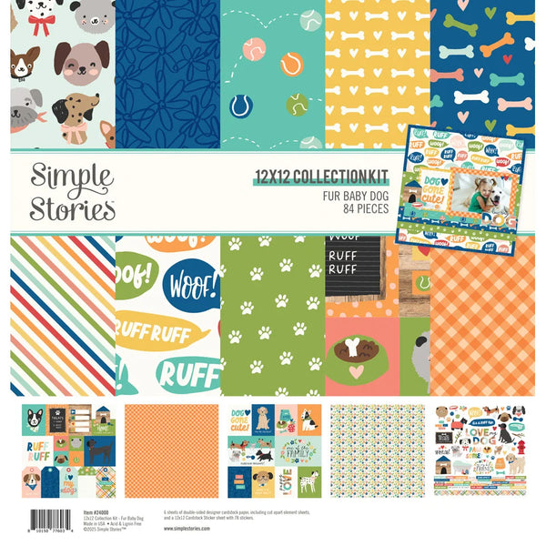 Simple Stories 12" x 12" Fur Baby Dog Collection Kit