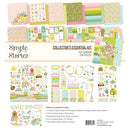 Simple Stories Tea Garden 12"X12" Collector's Essential Kit 200 Pieces