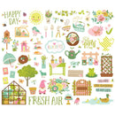 Simple Stories Tea Garden Bits & Pieces Die-Cuts